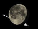 De Maan bedekt &epsilon; Arietis