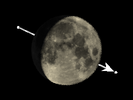 De Maan bedekt 51 Piscium