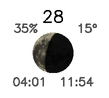 Voorbeeld maanfasekalender